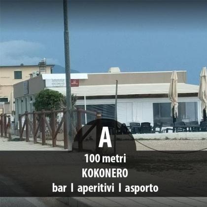Kokonero a 100 metri, bar e aperitivi da asporto.